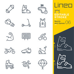 Lineo Editable Stroke - Sports and Games line icons  Vector Icons - Adjust stroke weight - Expand to any size - Change to any colour © sharpnose