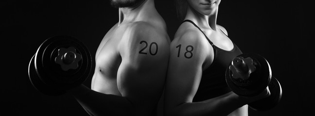 2018 - perfect male female upper body motivation new year