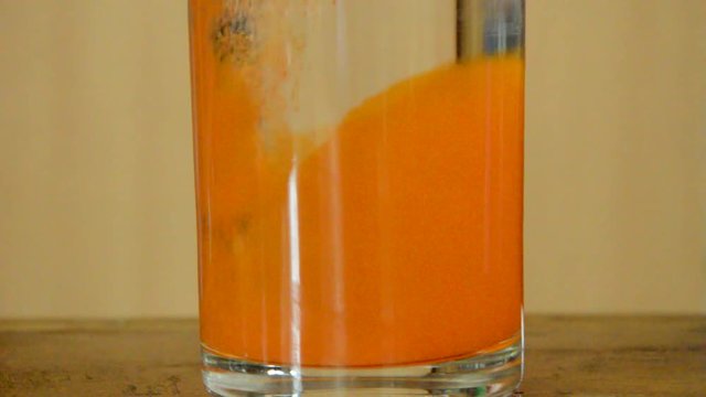  electrolyte orange flavor powder dissolution in freshwater