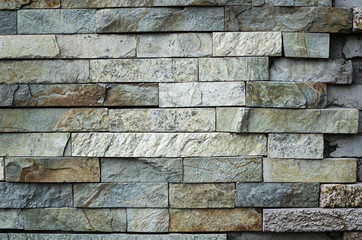 Pattern of decorative stone wall background