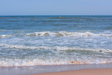waves of blue sea