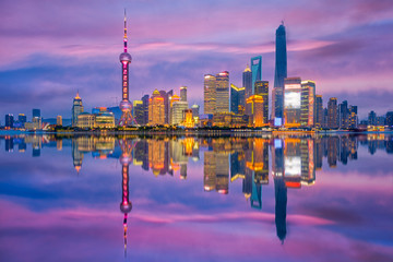 Fototapeta premium Szanghaj China Cityscape