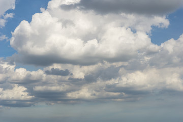 background of mnore clouds on blue sky