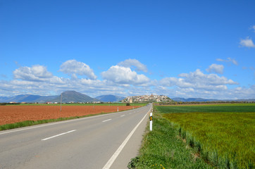Spring view of the Spanish province Hueska