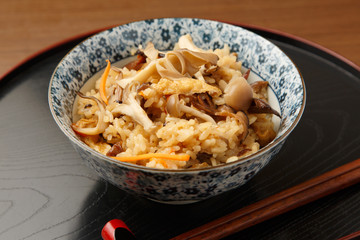 きのこの炊き込みご飯