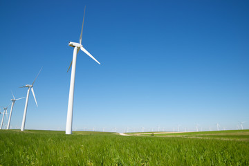 Fototapeta premium Wind energy concept