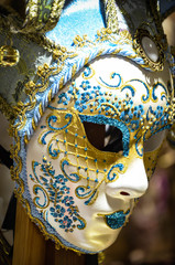 venetian masks close up