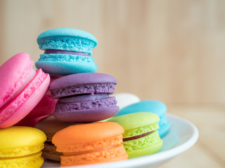 French colorful macarons 16