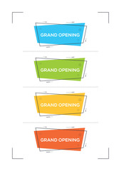 GRAND OPENING CONCEPT