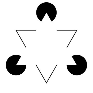 Kanizsa Triangle Illusion