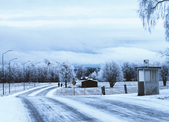 Fototapeta na wymiar Winter in Sweden