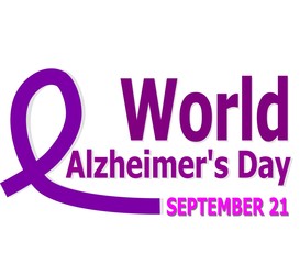  illustration World Alzheimer's Day banner