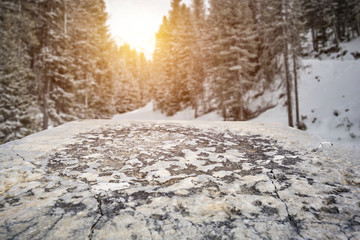 winter background of free space 