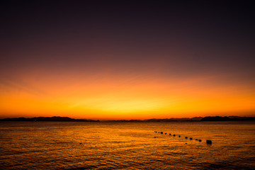 Sunset from Gadeokdo-Island, Busan, South Korea