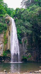 Fototapeta na wymiar secluded falls