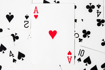 Background of Playing cards.