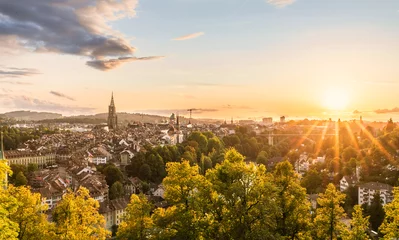 Tafelkleed Sunset in Bern © felix_brönnimann
