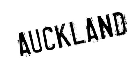 Auckland rubber stamp. Grunge design with dust scratches. Effects can be easily removed for a clean, crisp look. Color is easily changed.