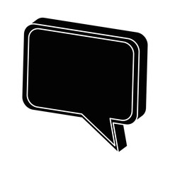 speech bubble isolated icon