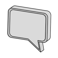 Fototapeta premium speech bubble isolated icon