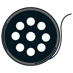 reel film isolated icon vector illustration design