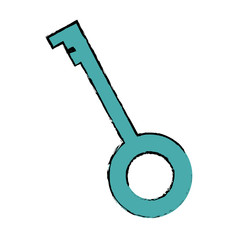old key isolated icon vector illustration design