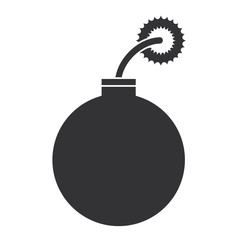 boom explosive isolated icon vector illustration design