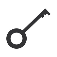 old key isolated icon vector illustration design