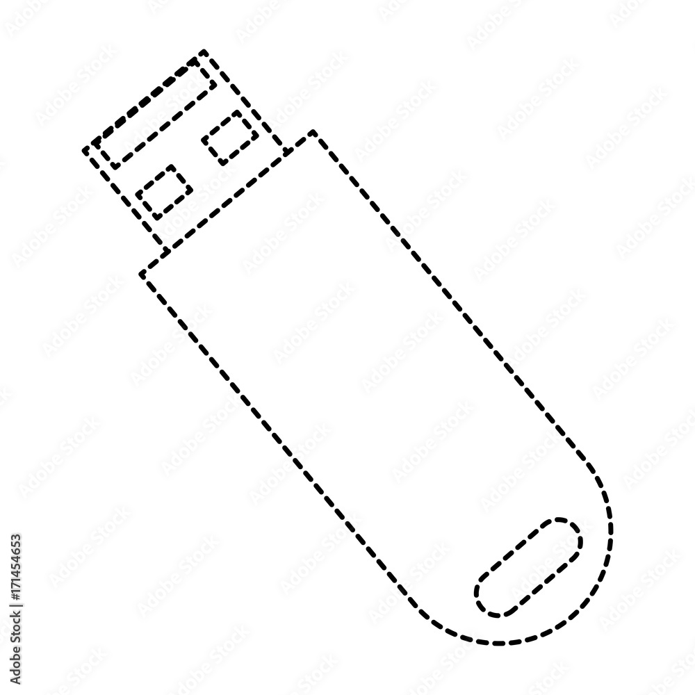 Poster usb memory isolated icon vector illustration design