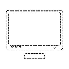 computer display isolated icon vector illustration design