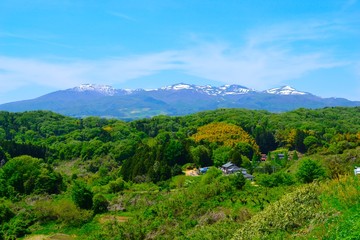 Fototapeta premium 安達太良連峰