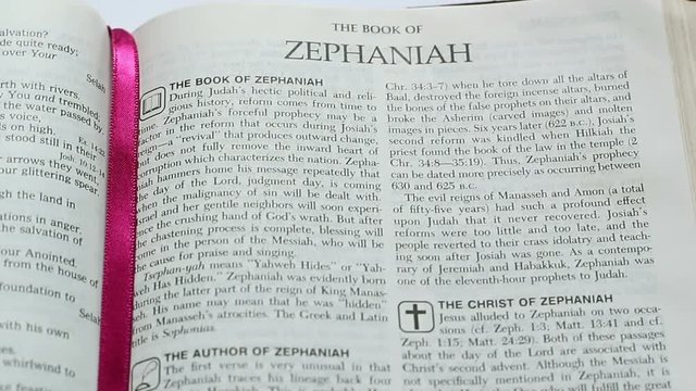 The Book Of Zephaniah