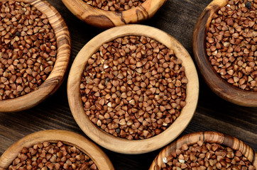 buckwheat  on table