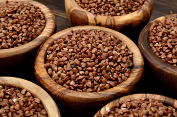 buckwheat  on table