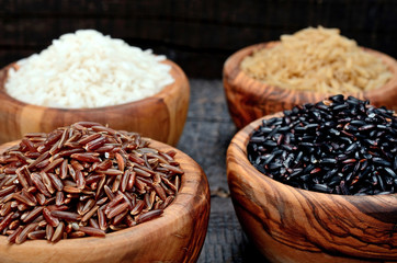rice on table