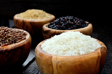 rice on table