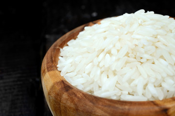 rice on table