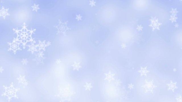 Abstract Christmas Snow Flakes Background