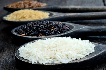 rice on table