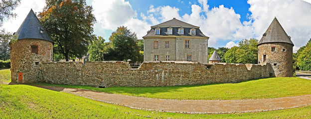 Schloss Hardenberg in Velbert, Deutschland - Panorama