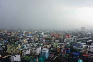 cloudy city