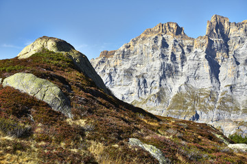 Buckelfelsen am Sustenpass im Berner Oberland