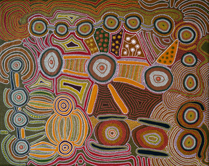 aboriginal style - dot painting