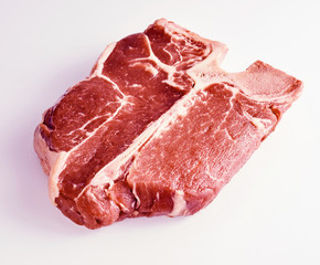 Thick tender lean porterhouse steak