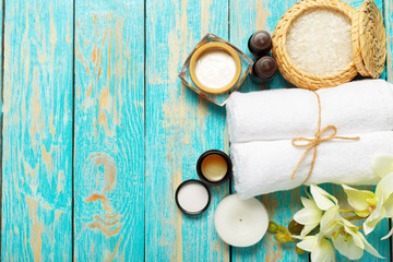 Spa background with a blank space