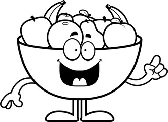 Cartoon Bowl of Fruit Idea