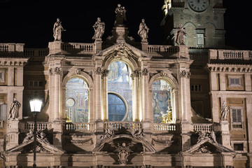 Naklejka na ściany i meble Beautiful and famous Basilica of Santa Maria Maggiore in Rome, Italy