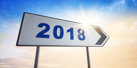 Straßenschild in Gegenlicht - 2018