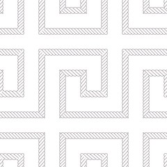 Vector seamless pattern. Modern stylish texture. Repeating geometric pattern with displaced squares