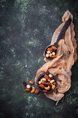 Nuts and dried fruits mix
